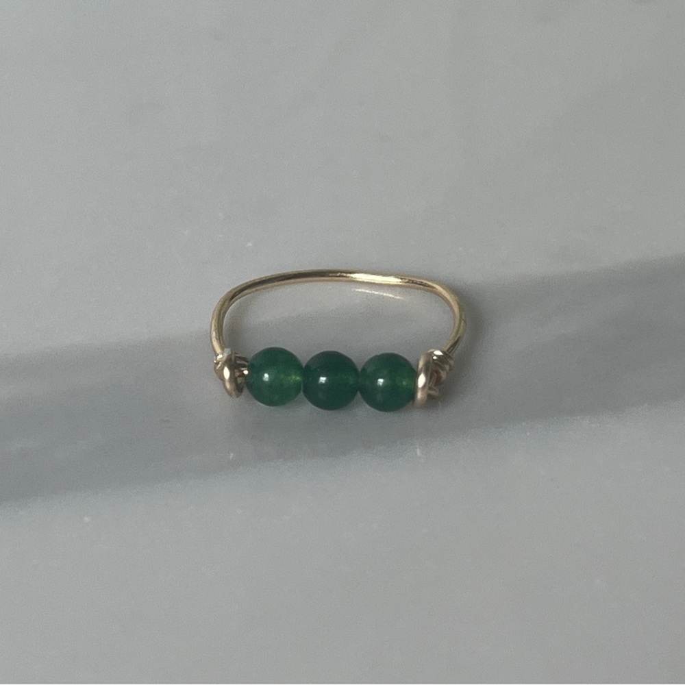 Custom Gold Handmade ring gemstone and pearls - Natural Ruby, Emerald, Sapphire - Picture 8 of 9